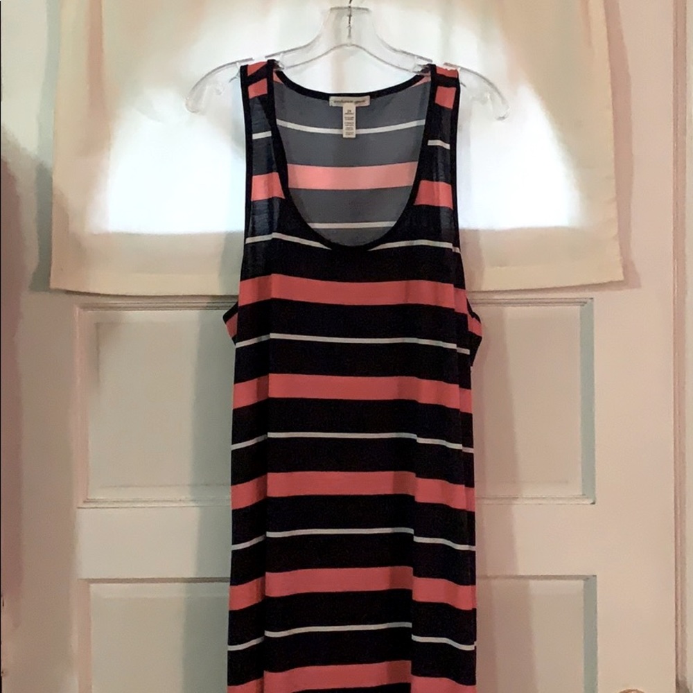 Plus size cotton tank top style maxi dress
